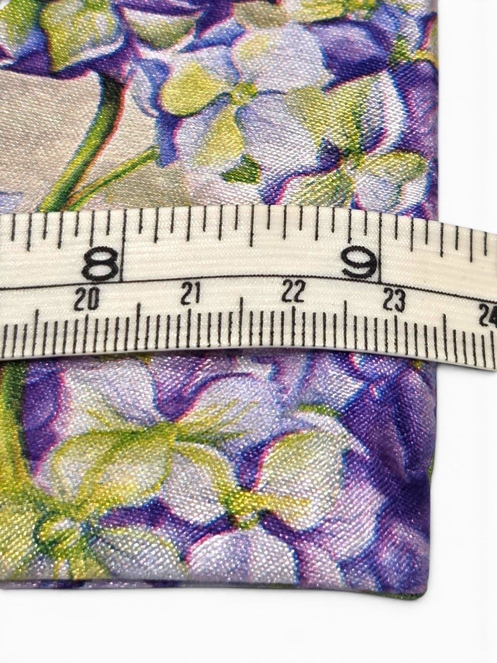 Butterfly & Floral Hydrangea Pouch Wristlet Makeup & Travel Bag EUC - Picture 8 of 9